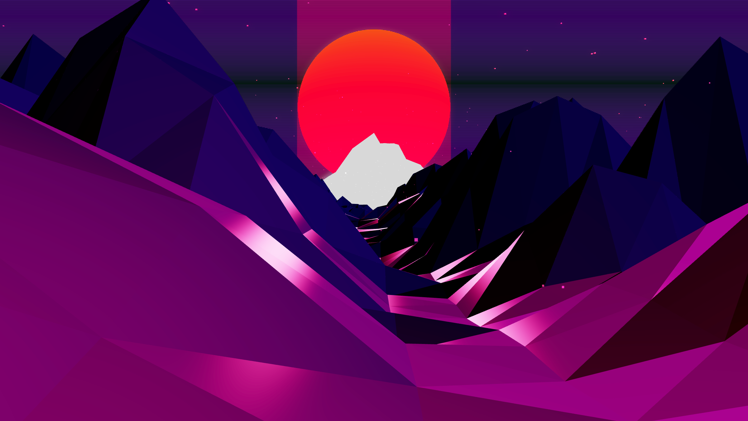 Synthwave Landscape